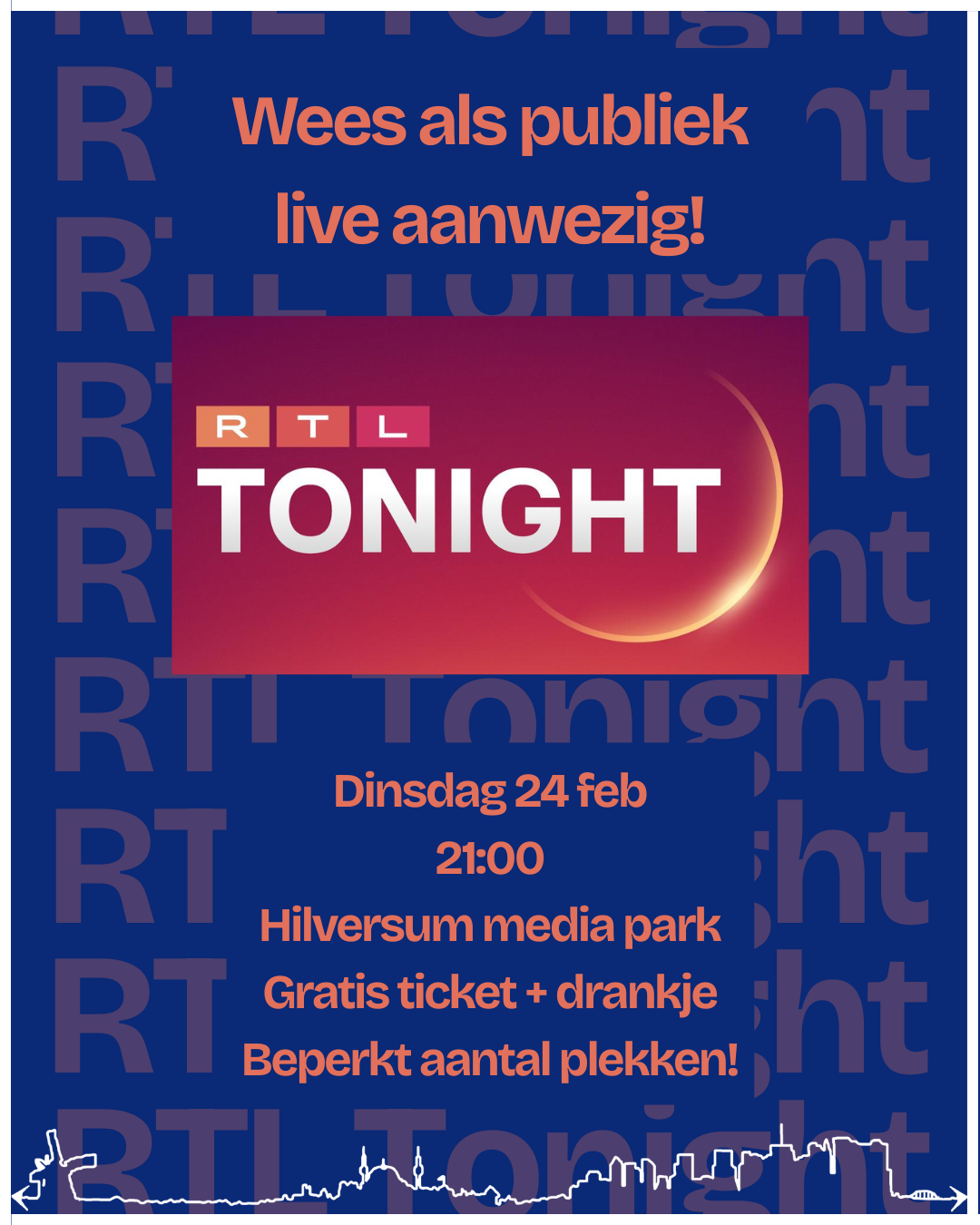 Publiek bij RTL Tonight