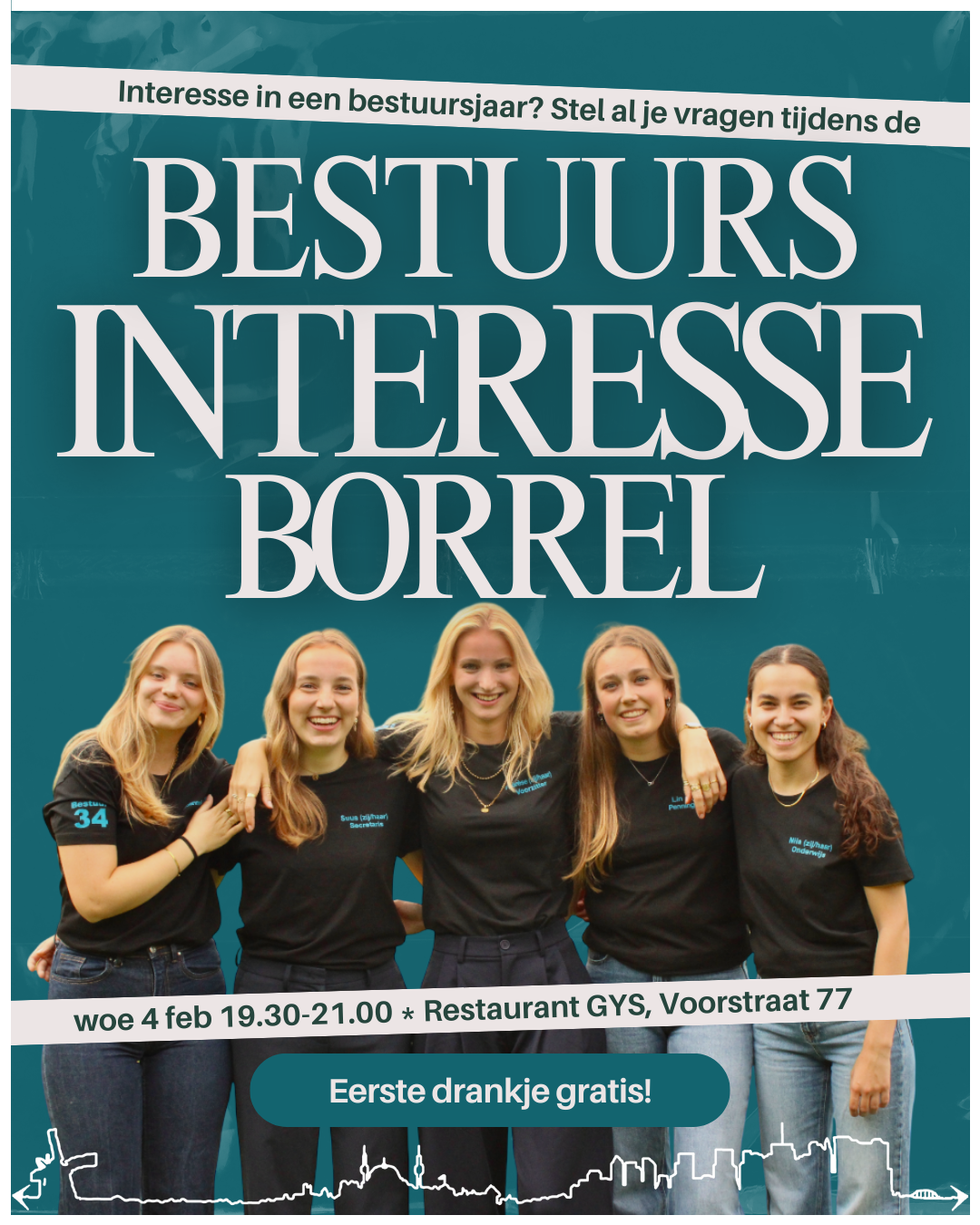 Bestuursinteresse borrel