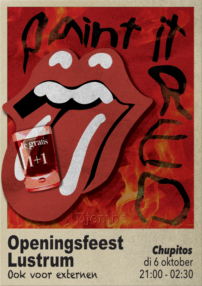 Paint it RED - Lustrum feest